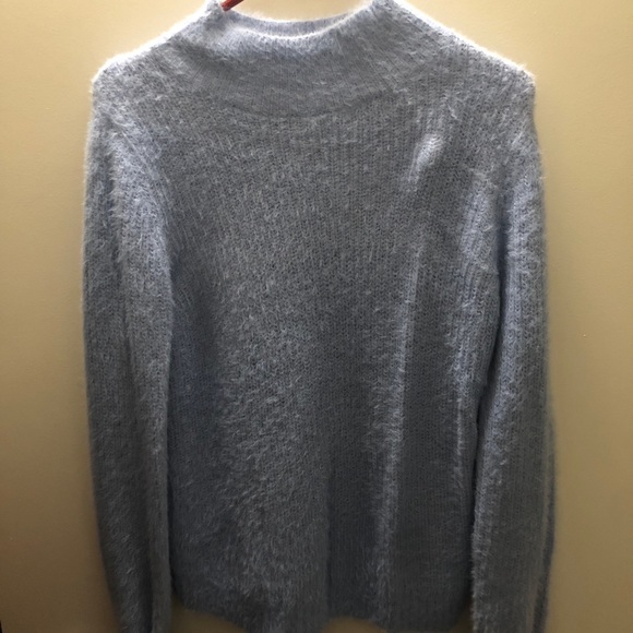 Baby Blue High Neck Sweater - Picture 2 of 3